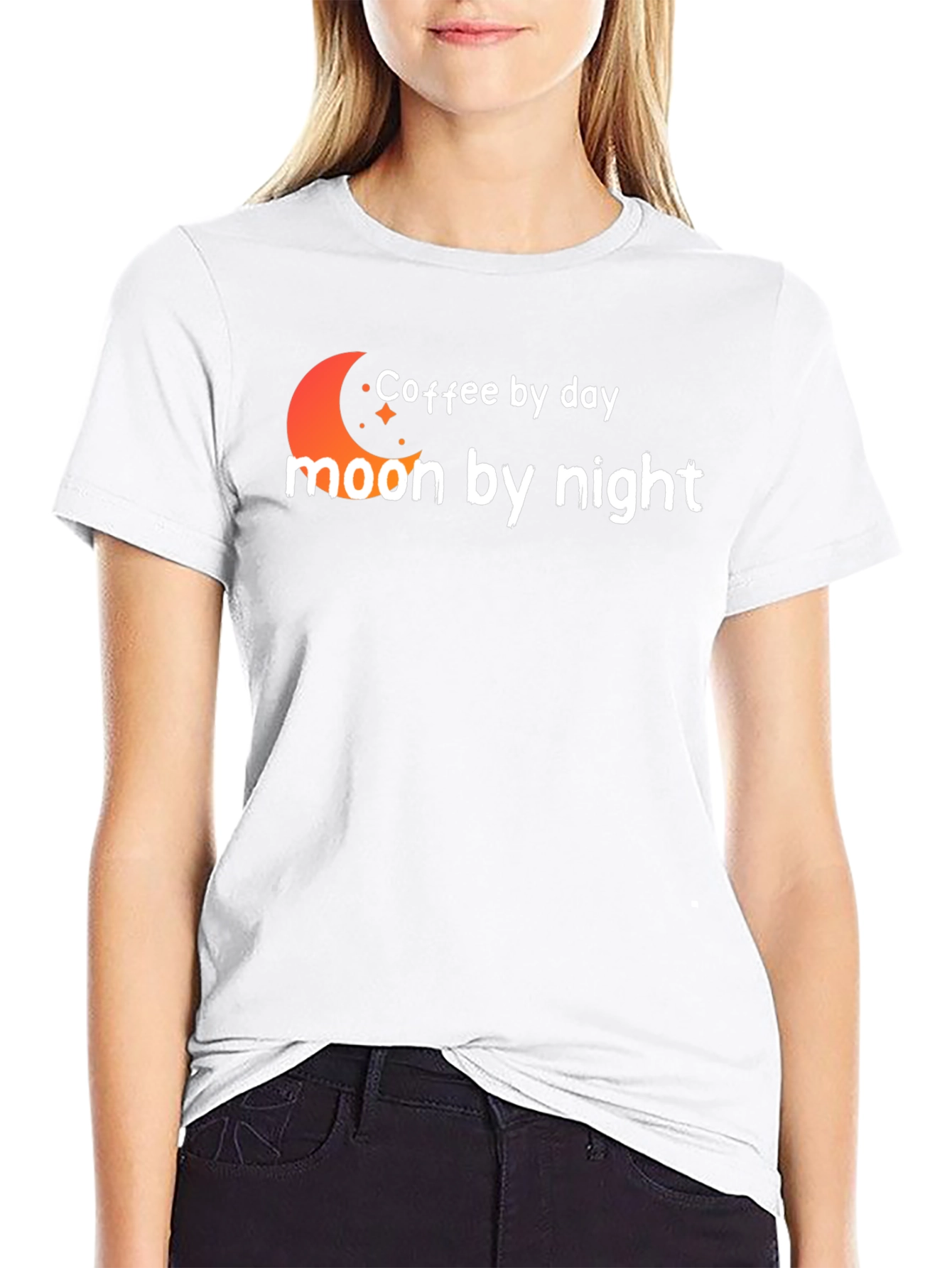 Coffee by Day Moon by Night Graphic Tee