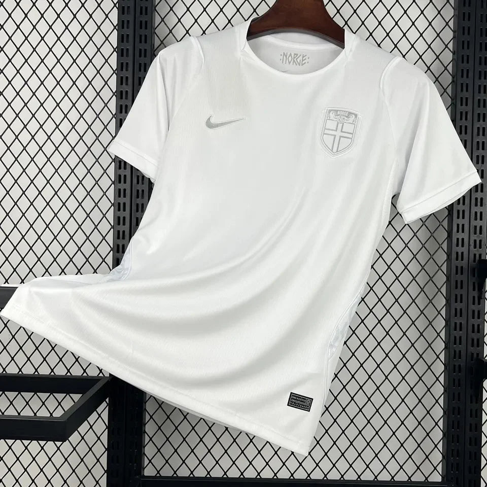 2026/27 Norway Third White Fans Soccer Jersey Detail 1