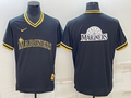 Men's Seattle Mariners Black Replica Team Jerseys