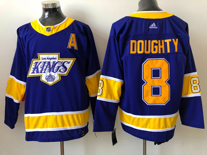 Men's Los Angeles Kings Drew Doughty #8 Purple Breakaway Player Jerseys