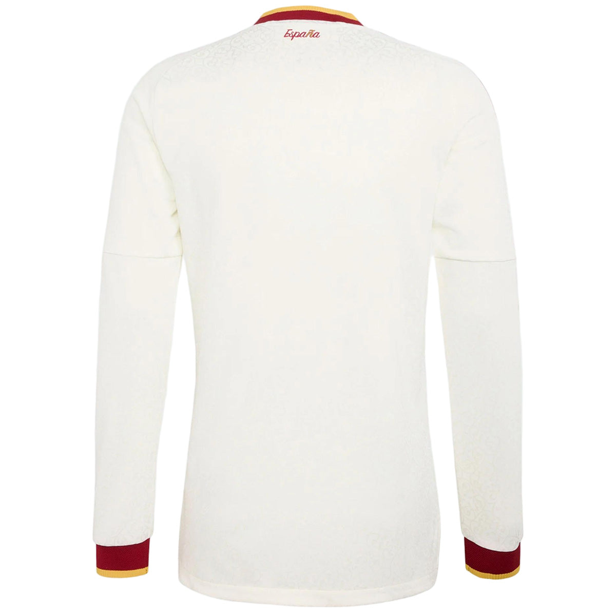 Spain Away Long Sleeve Jersey World Cup 2026 Back