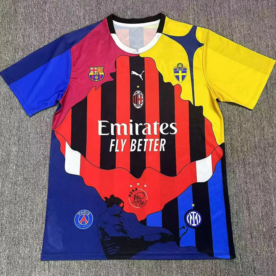IBRAHIMOVIC #11 Combine Version Fans Soccer Jersey Back