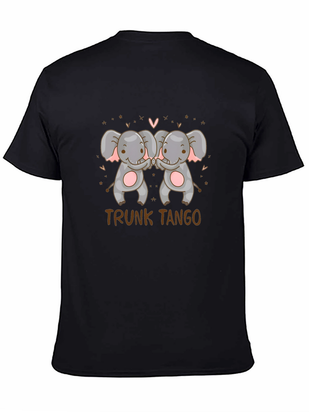 Trunk Tango Elephant Graphic Tee - Black