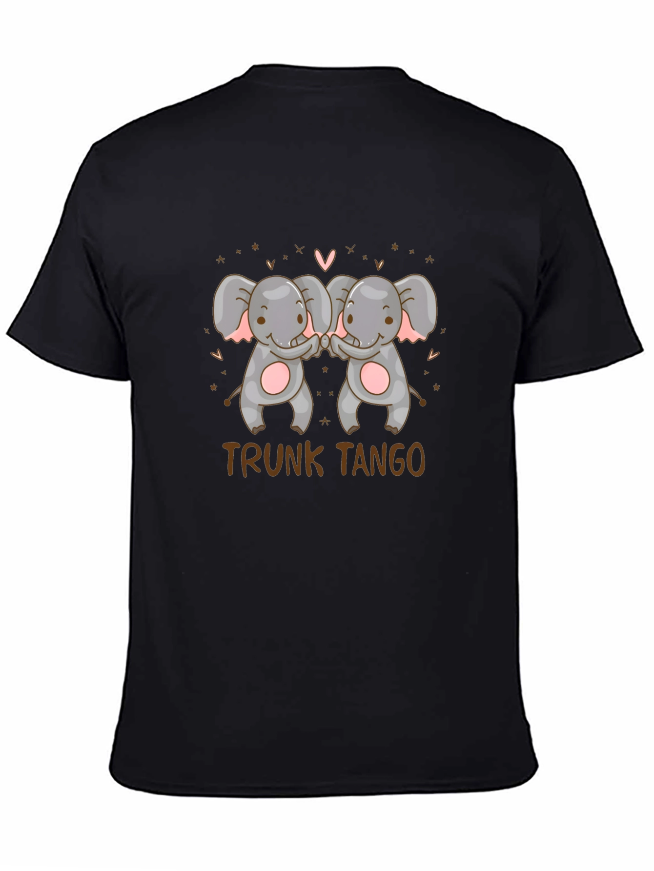 Trunk Tango Elephant Graphic Tee - Black