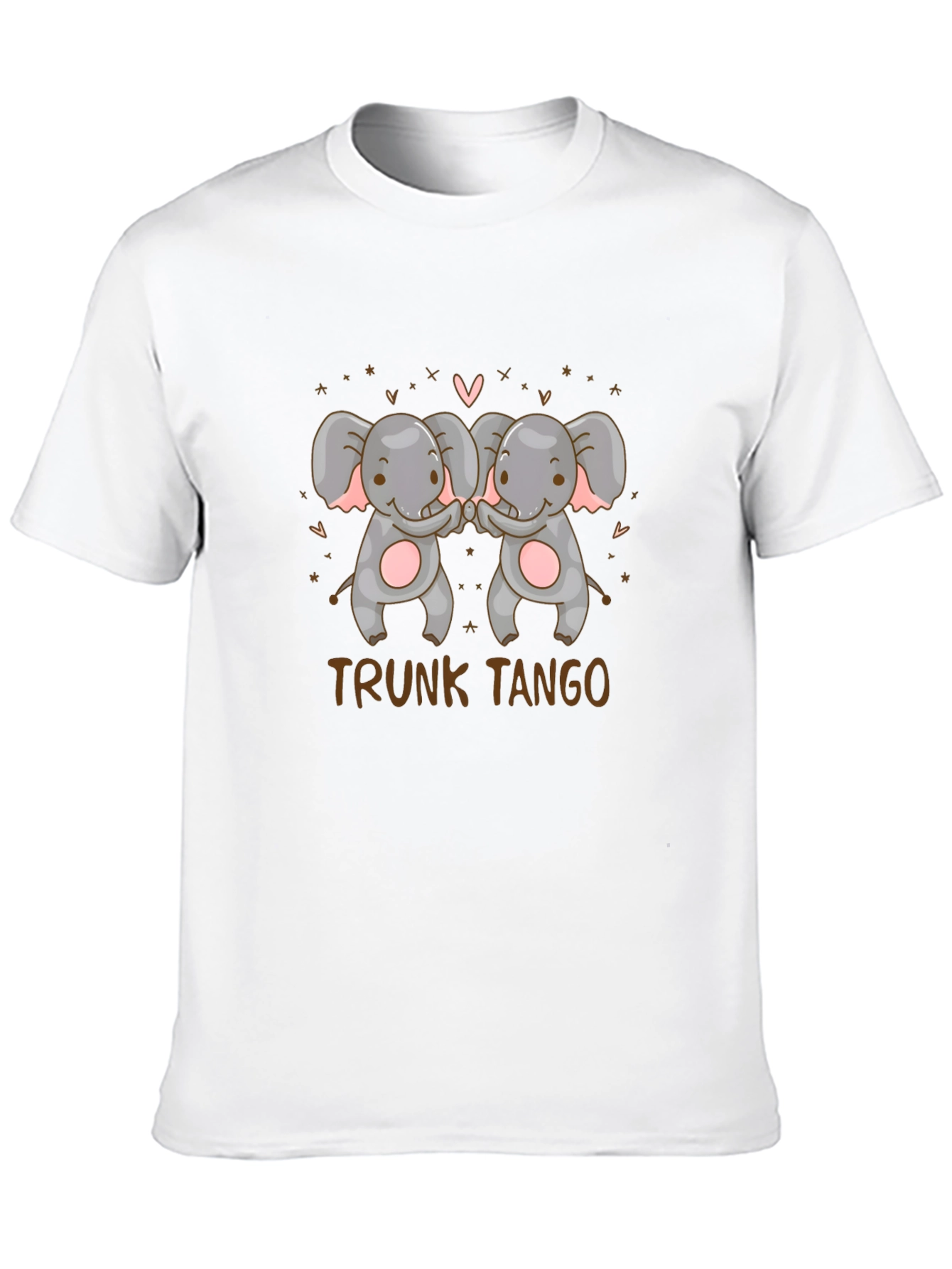 Trunk Tango Elephant Graphic Tee - Black