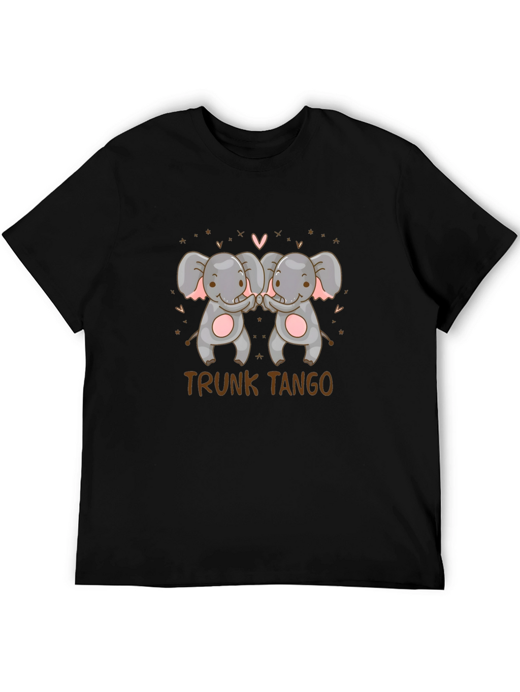 Trunk Tango Elephant Graphic Tee - Black