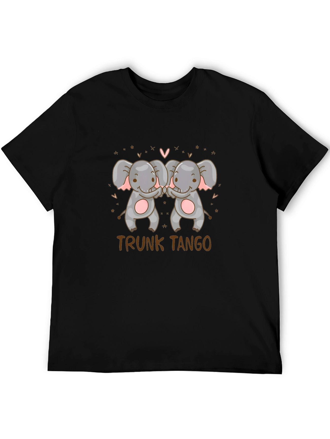Trunk Tango Elephant Graphic Tee - Black