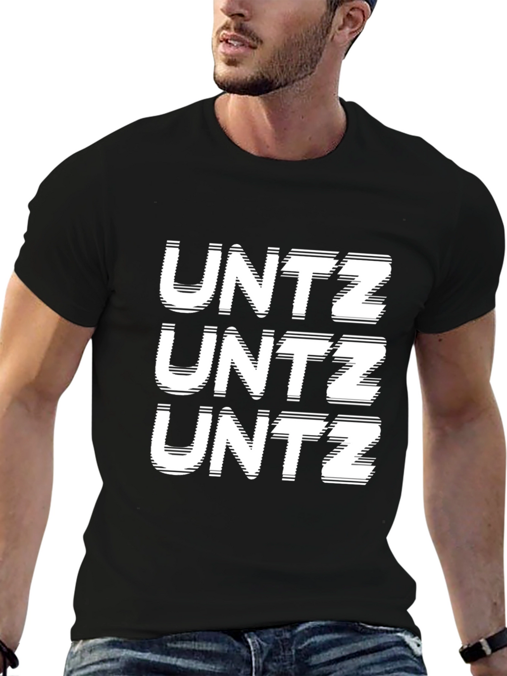 UNTZ Graphic Tee - Black Cotton T-Shirt