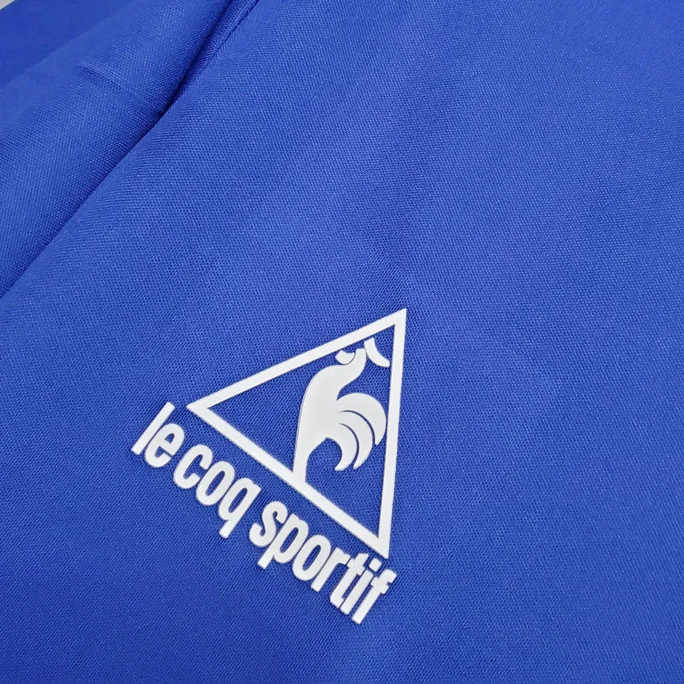 1986 Argentina Away Blue Retro Soccer Jersey Detail 4