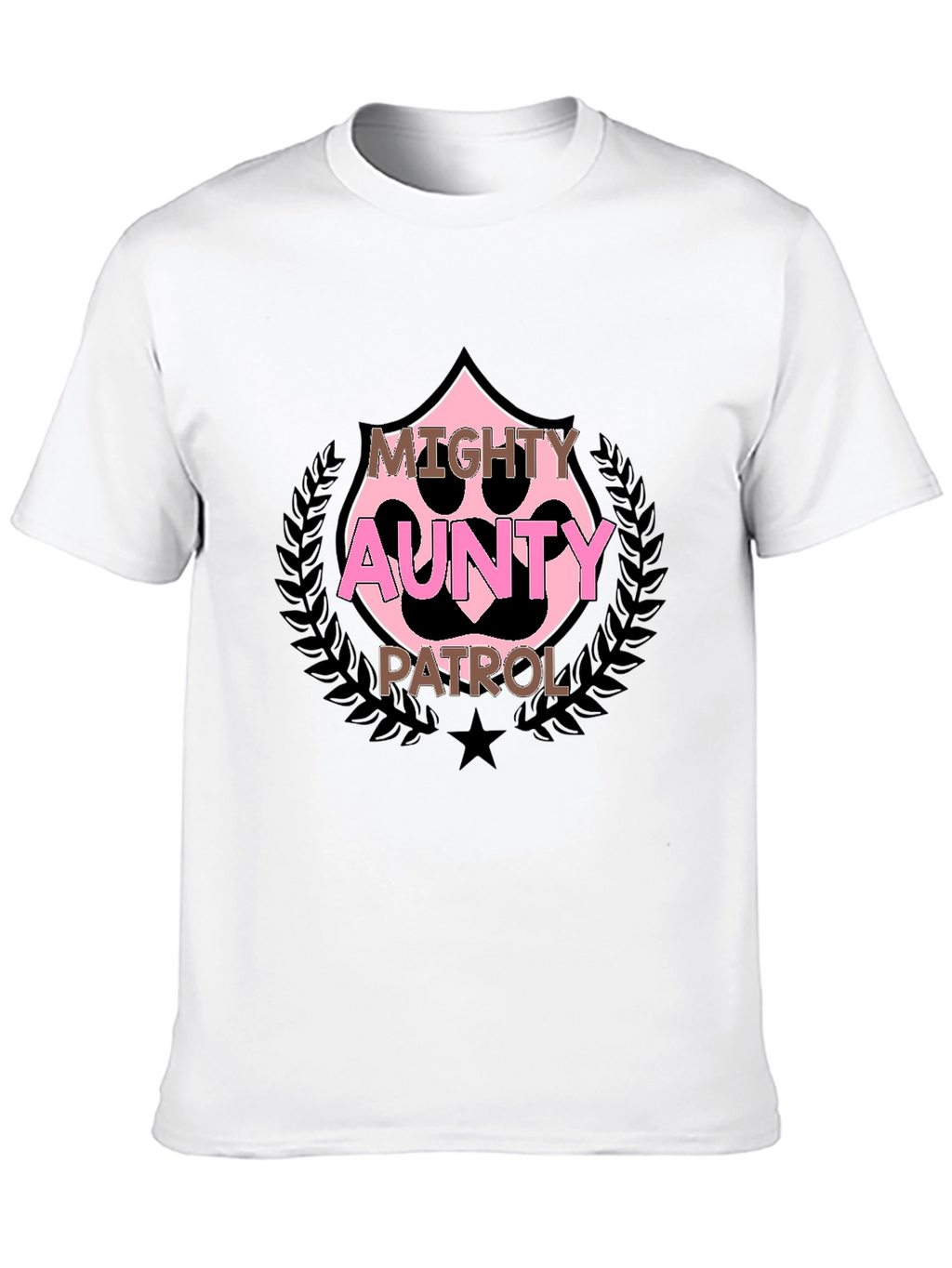 Mighty Aunty Patrol Black T-Shirt