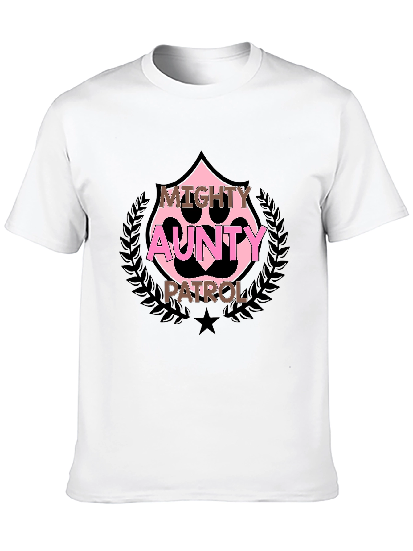 Mighty Aunty Patrol Black T-Shirt
