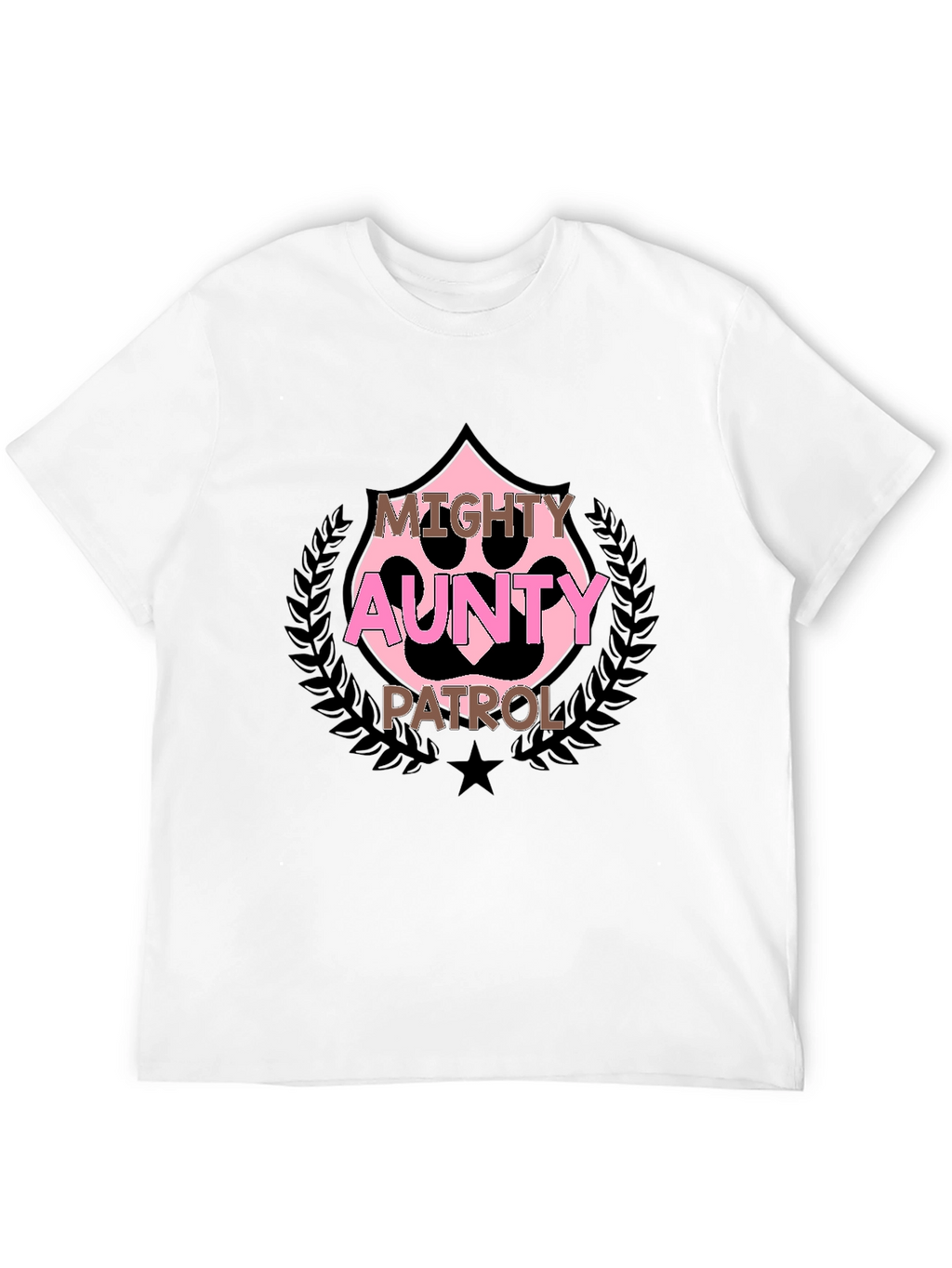 Mighty Aunty Patrol Black T-Shirt