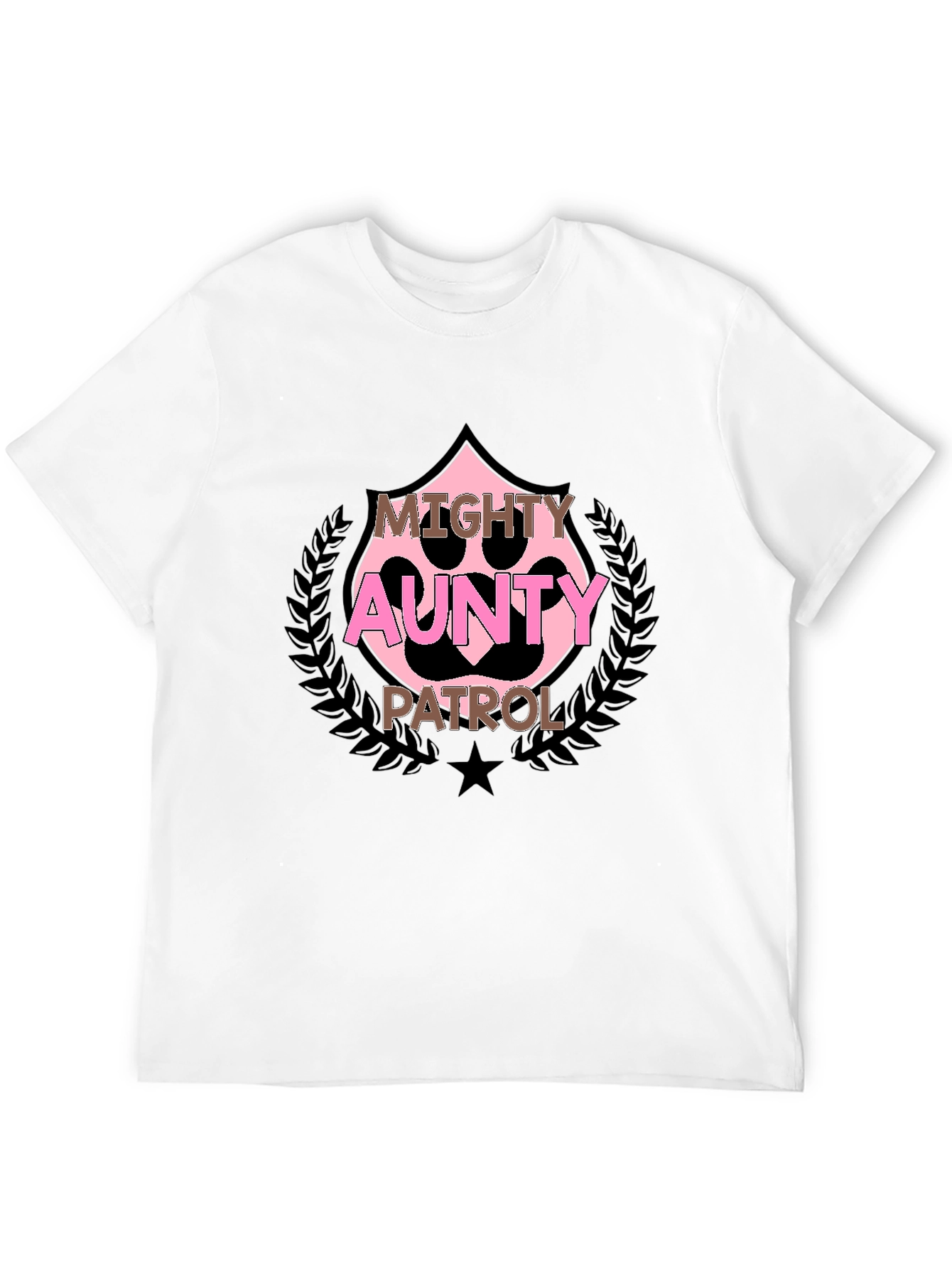 Mighty Aunty Patrol Black T-Shirt