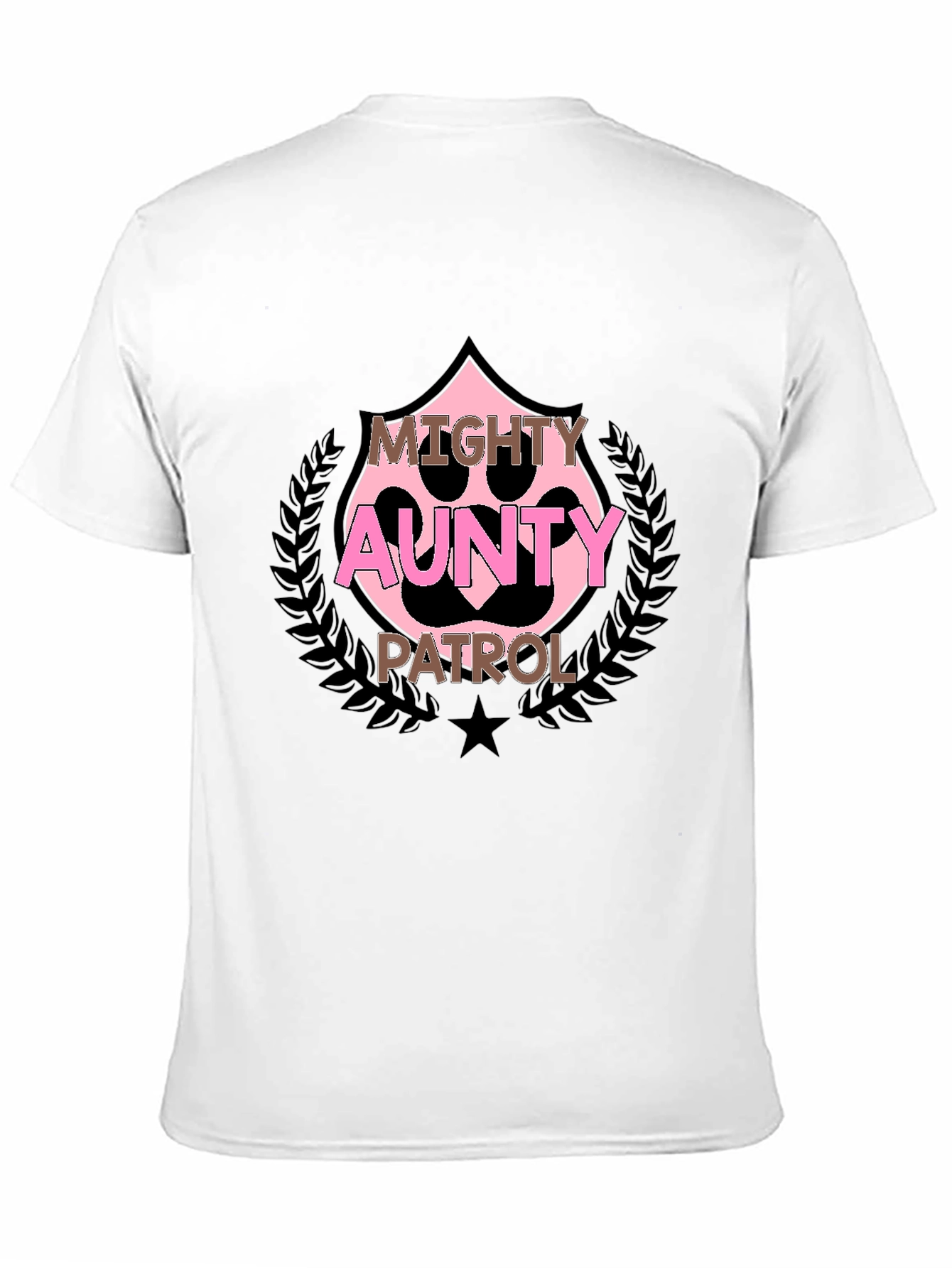 Mighty Aunty Patrol Black T-Shirt