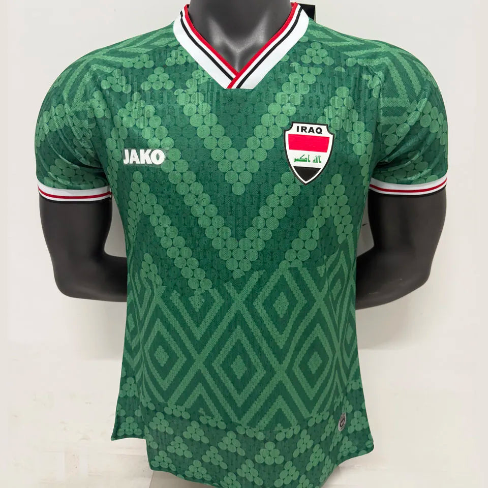 2026/27 Iraq Away Green Player Version Soccer Jersey Front