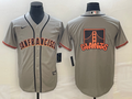 Men's San Francisco Giants Gray Replica Player Jerseys
