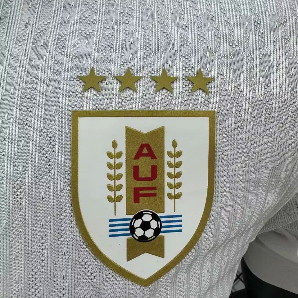 2024/25 Uruguay Away White Playe Version Jersey 乌拉圭 Detail 4