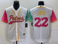 Men's San Diego Padres Juan Soto #22 White City Connect Replica Player Jerseys Joint Edition