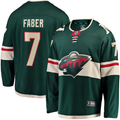 Men's Minnesota Wild Brock Faber #7 Green Home Breakaway Player Jerseys