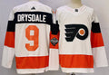 Men's Philadelphia Flyers Jamie Drysdale #9 White Player Jerseys