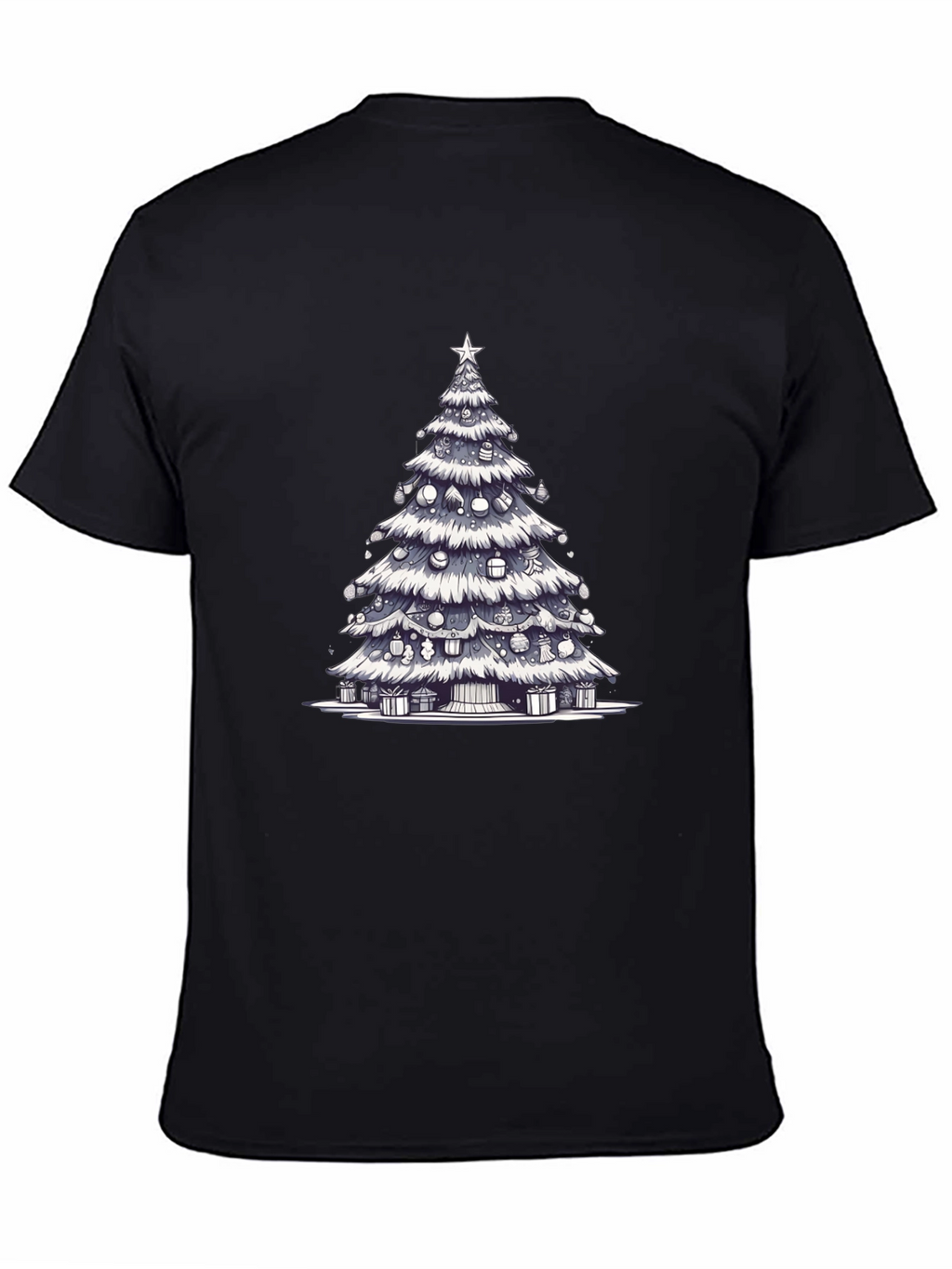 Christmas Tree Graphic Tee - Festive Holiday Style