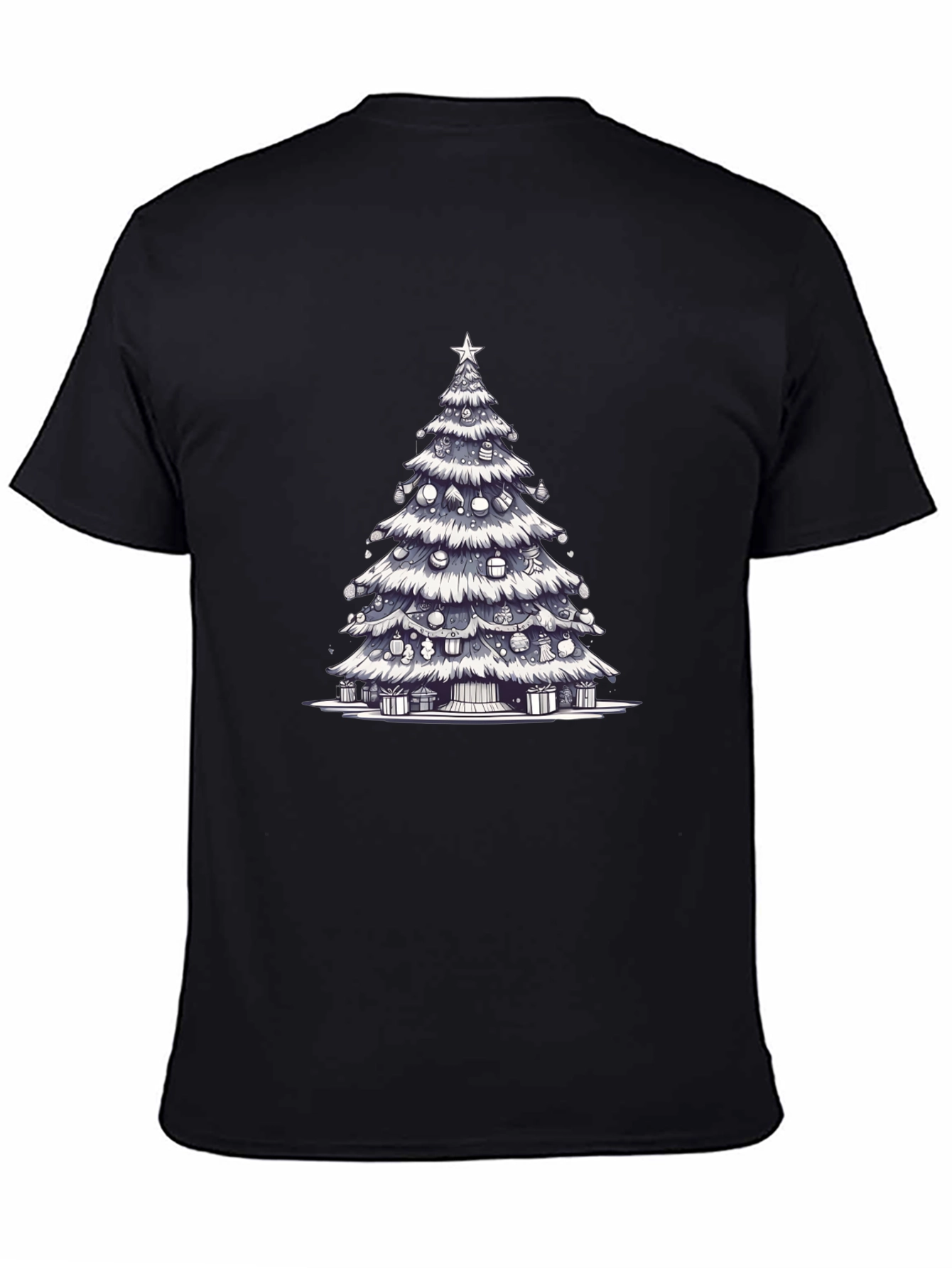 Christmas Tree Graphic Tee - Festive Holiday Style