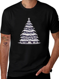 Christmas Tree Graphic Tee - Festive Holiday Style