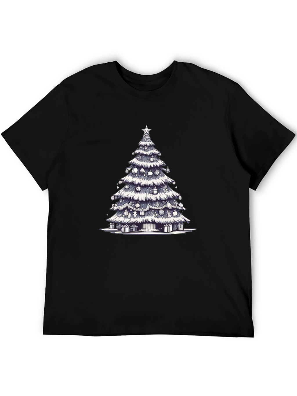 Christmas Tree Graphic Tee - Festive Holiday Style