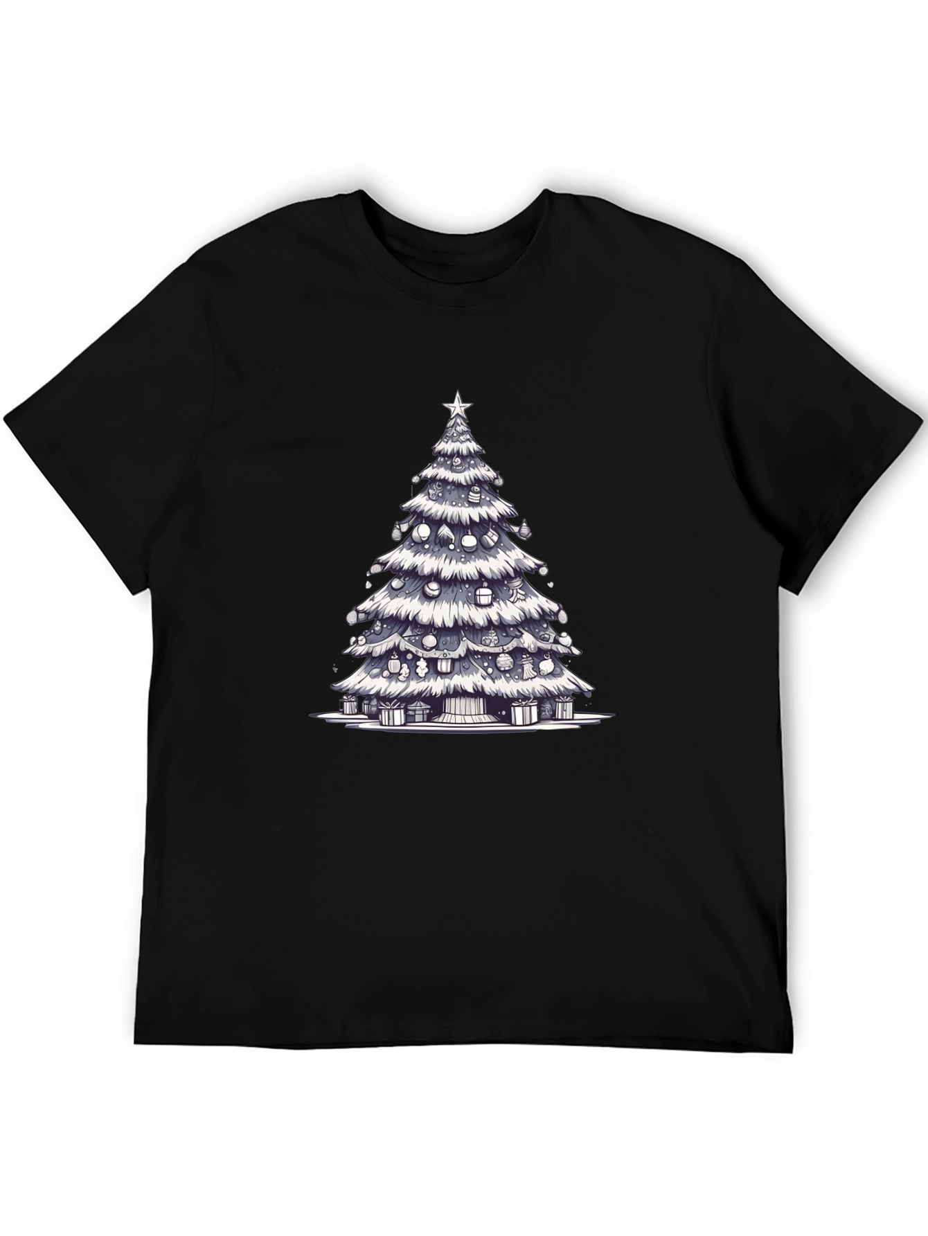 Christmas Tree Graphic Tee - Festive Holiday Style