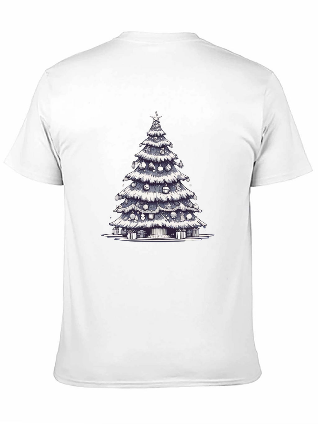 Christmas Tree Graphic Tee - Festive Holiday Style