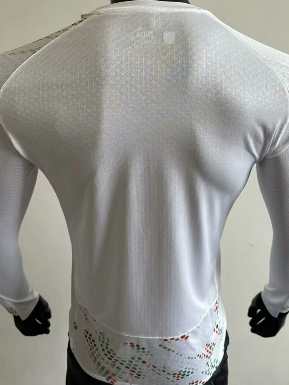 2025/26 Portugal Away White Long Sleeve Player Version Soccer Jersey Back