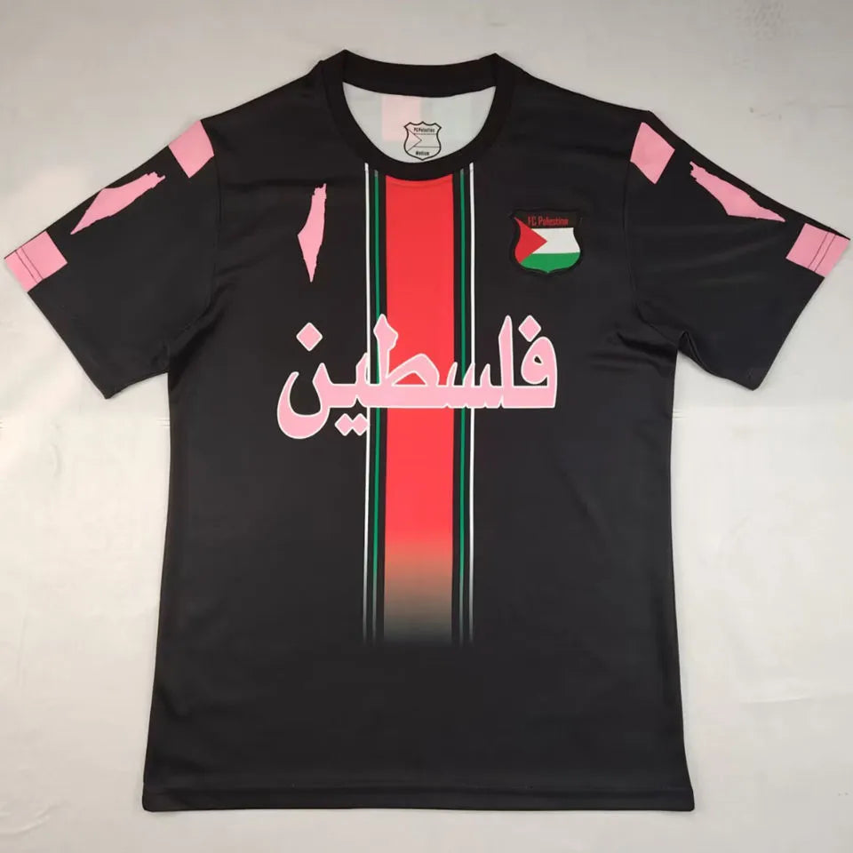 2025/26 FC Palestine Special Edition Fans Soccer Jersey 阿拉伯字 背后带11 Detail 1