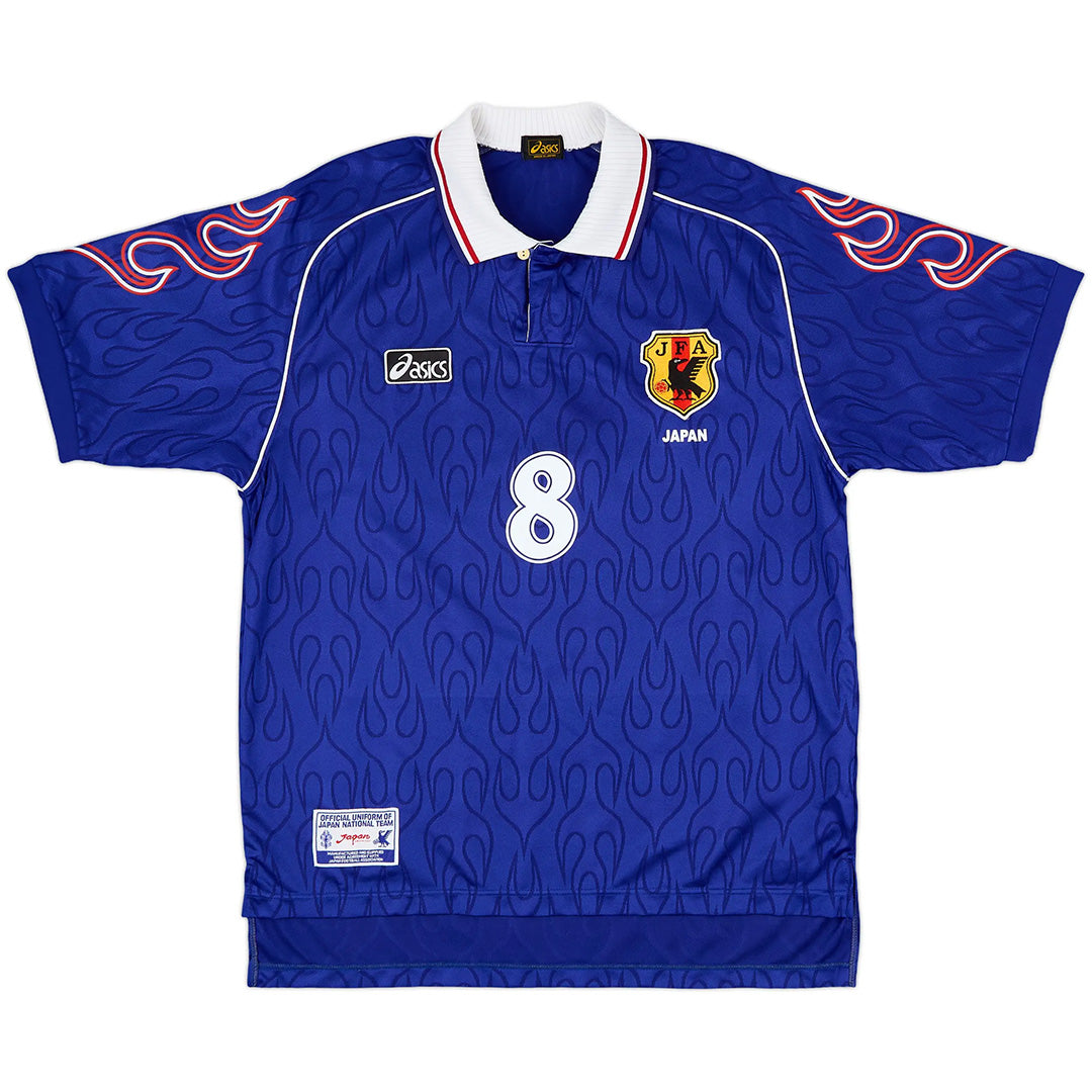 Nakata #8 Retro Japan Home Jersey World Cup 1998 Back