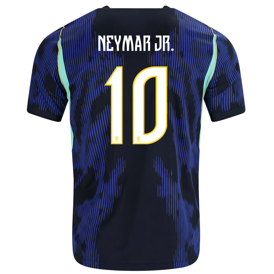 NEYMAR JR #10 Brazil Away Blue Player Version Soccer Jersey 2026/27 ★★ Item NO.: 2153190 Detail 3