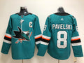 Men's San Jose Sharks Joe Pavelski #8 Teal Home Breakaway Player Jerseys