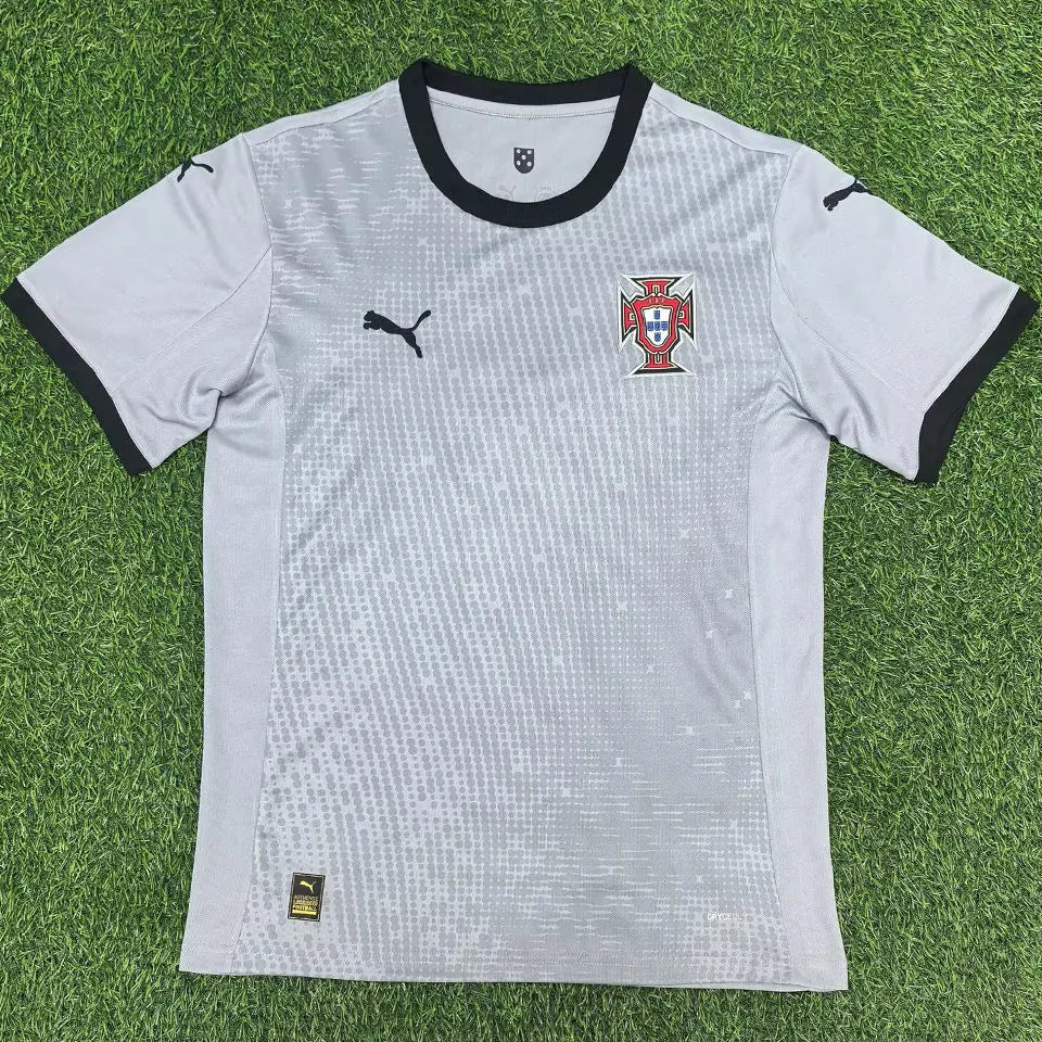 2025/26 Portugal Grey GK Soccer Jersey Front