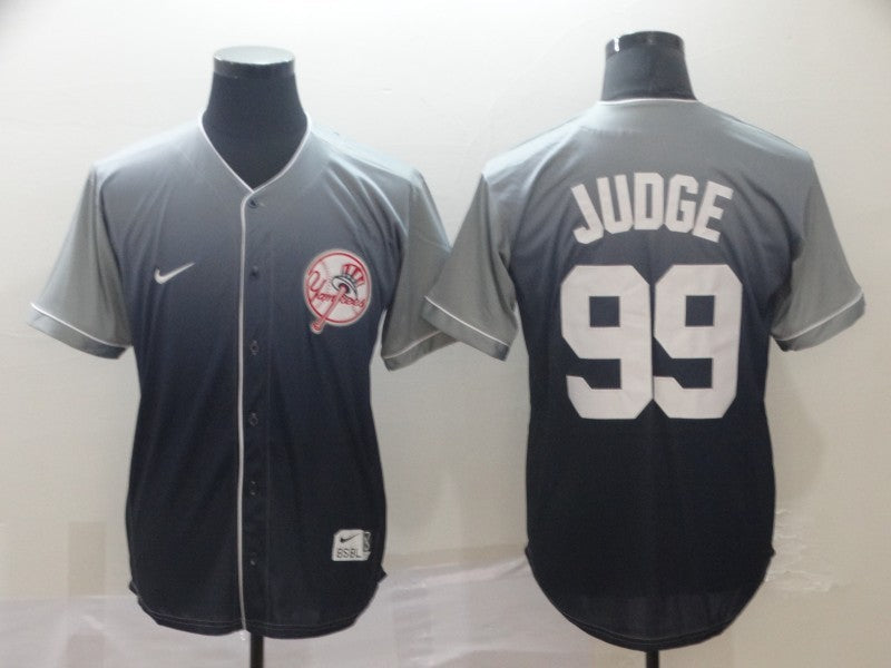 Men's New York Yankees Aaron Judge #99 Gray Alternate Game Jerseys