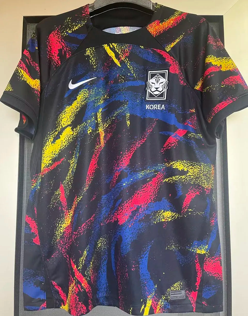 H M SON # 7 South Korea 1:1 Quality Away Fans Jersey 2022/23 ★★ Detail 3