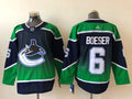 Men's Vancouver Canucks Brock Boeser #6 Black Breakaway Jerseys
