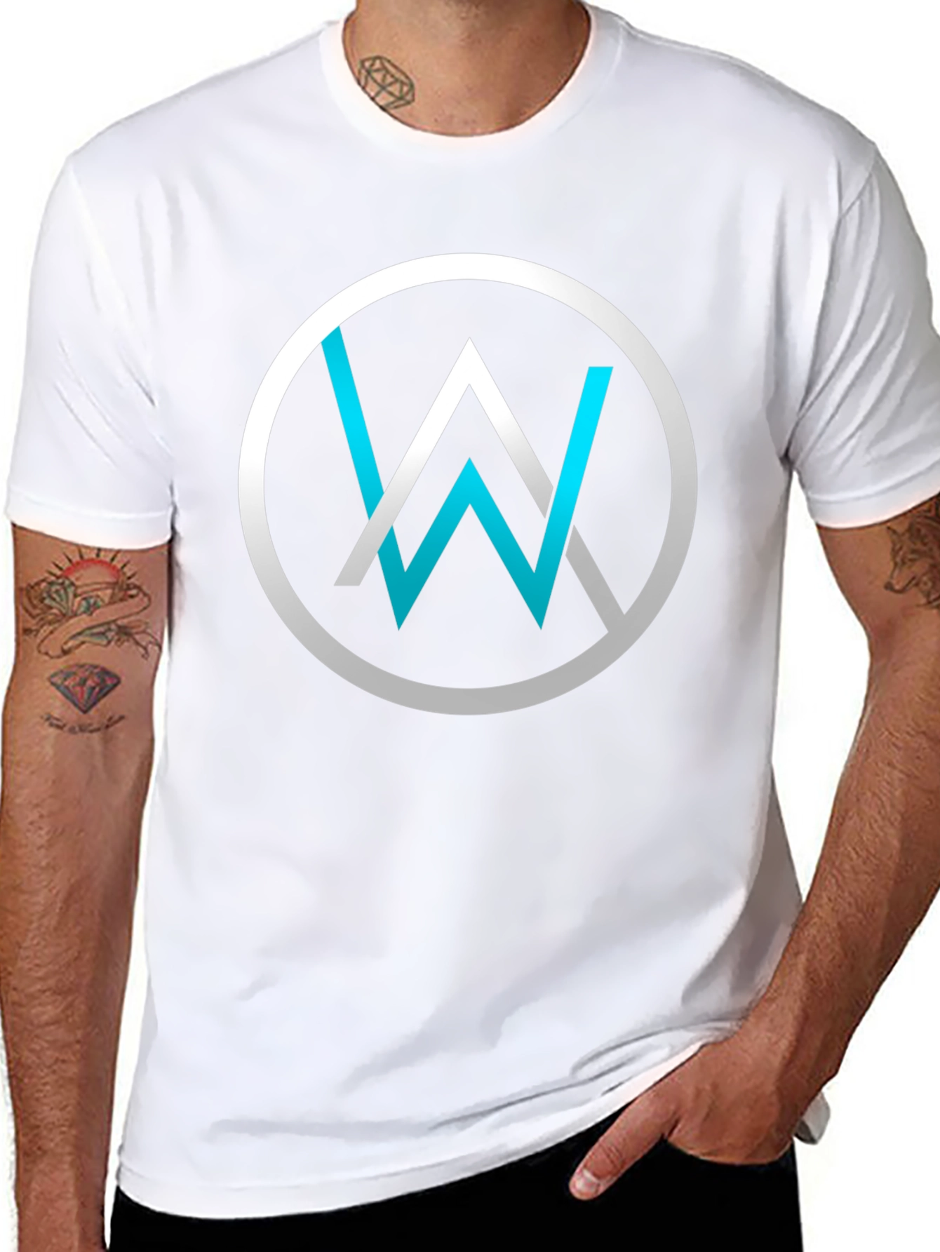 Alan Walker Logo Black T-Shirt
