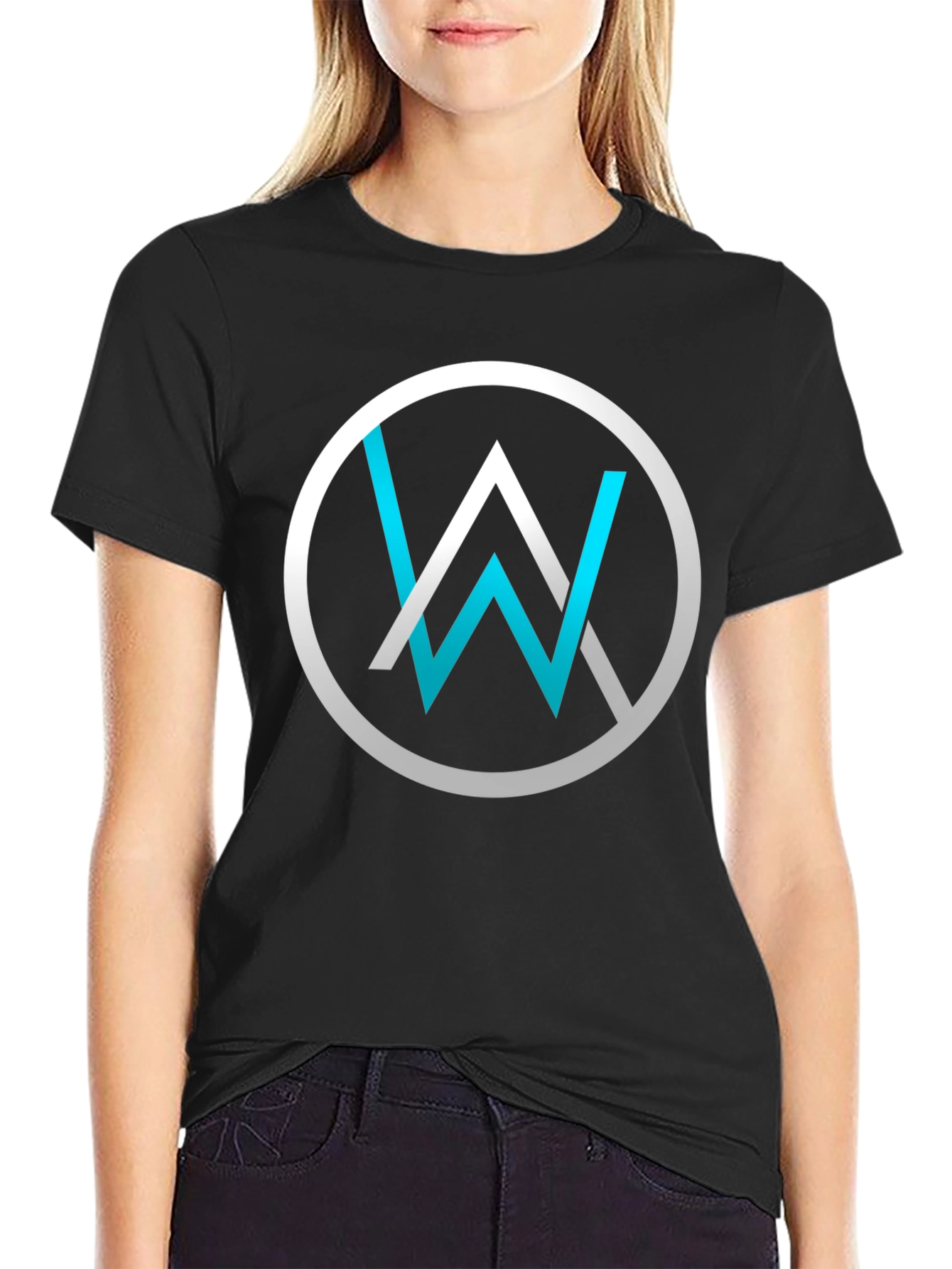 Alan Walker Logo Black T-Shirt