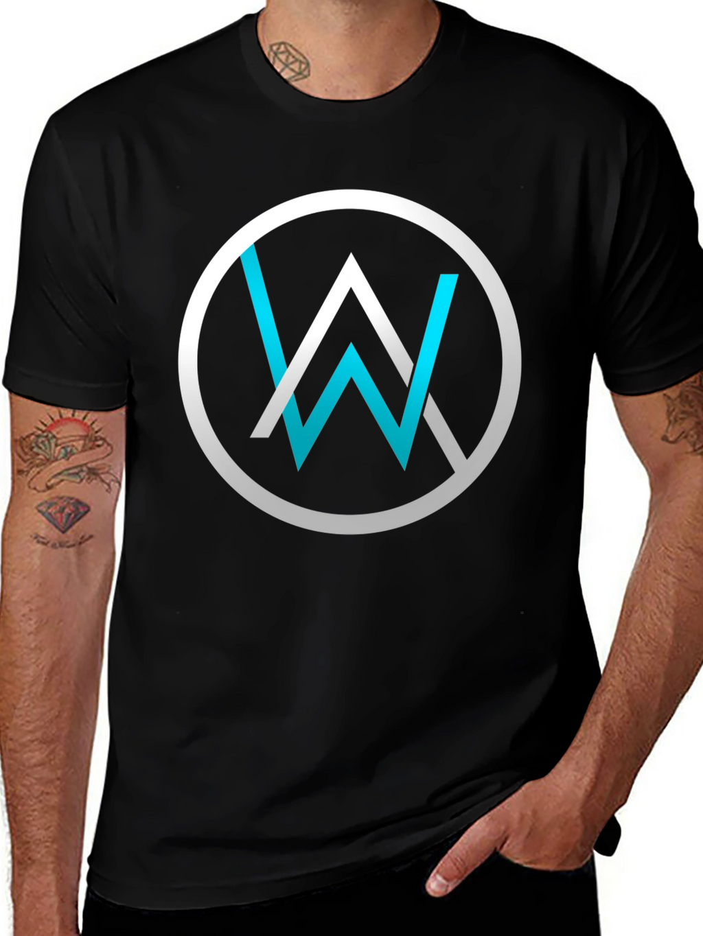 Alan Walker Logo Black T-Shirt