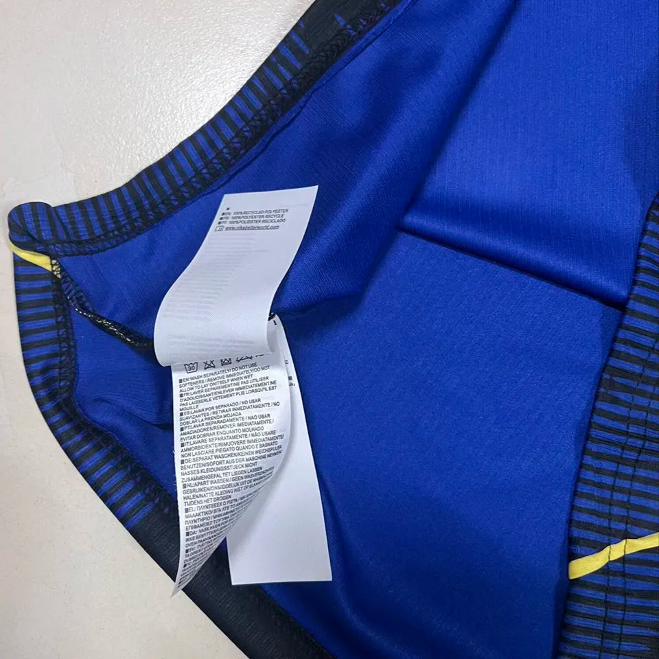 NEYMAR JR #10 Brazil 1:1 Quality Away Blue Fans Soccer Jersey 2026/27 ★★ Detail 4