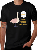 Honk Fed Up Swan T-Shirt