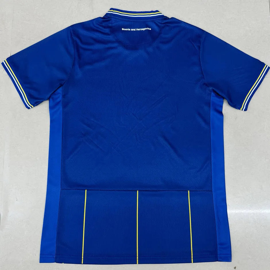 2026/27 Bosnia-Herzegovina Home Blue Fans Soccer Jersey 波黑 Back