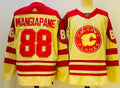 Men's Calgary Flames Andrew Mangiapane #88 Yellow Player Game Jerseys