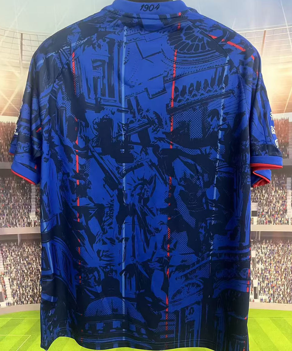 2026/27 France Blue Special Edition Fans Soccer Jersey Item NO.: 2153303 Back