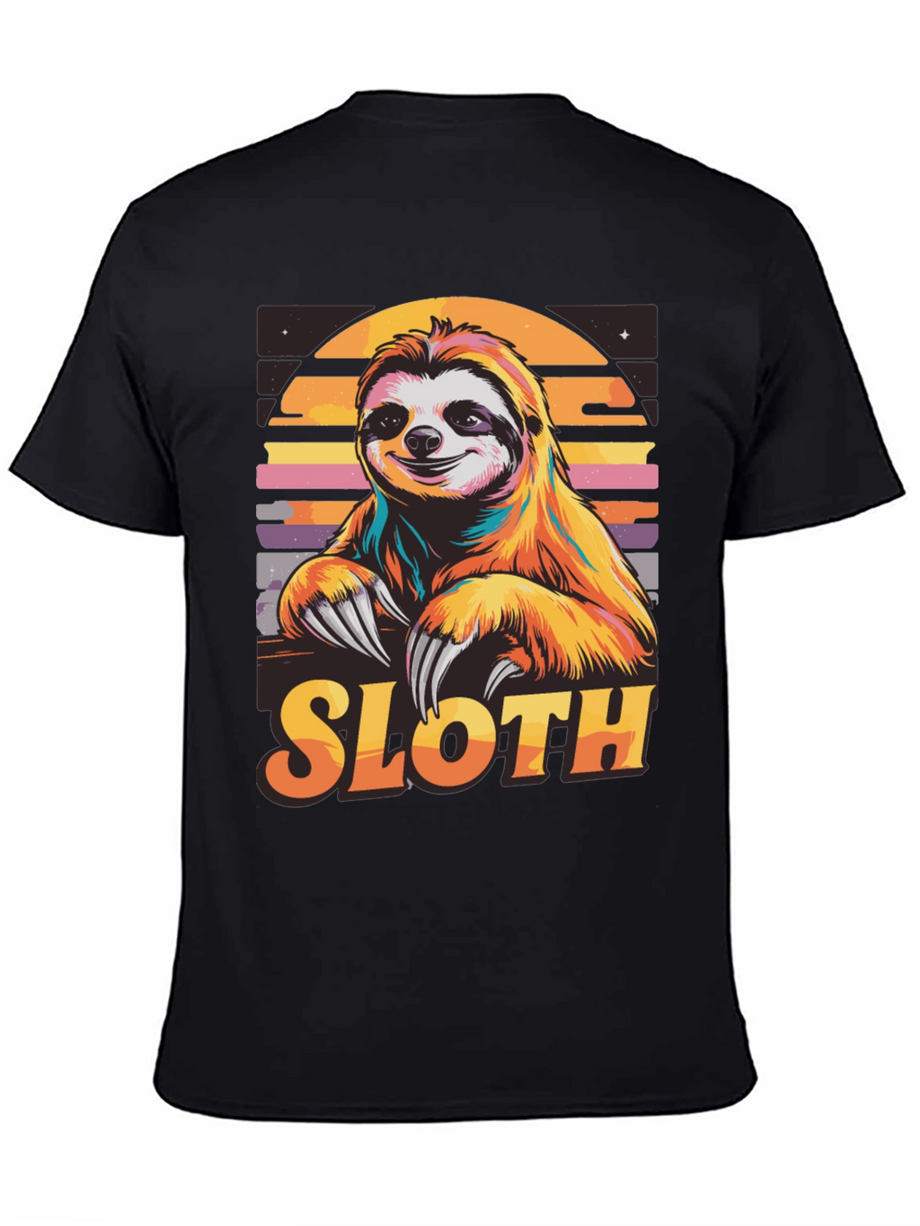 Retro Sloth T-Shirt - Cool Animal Design