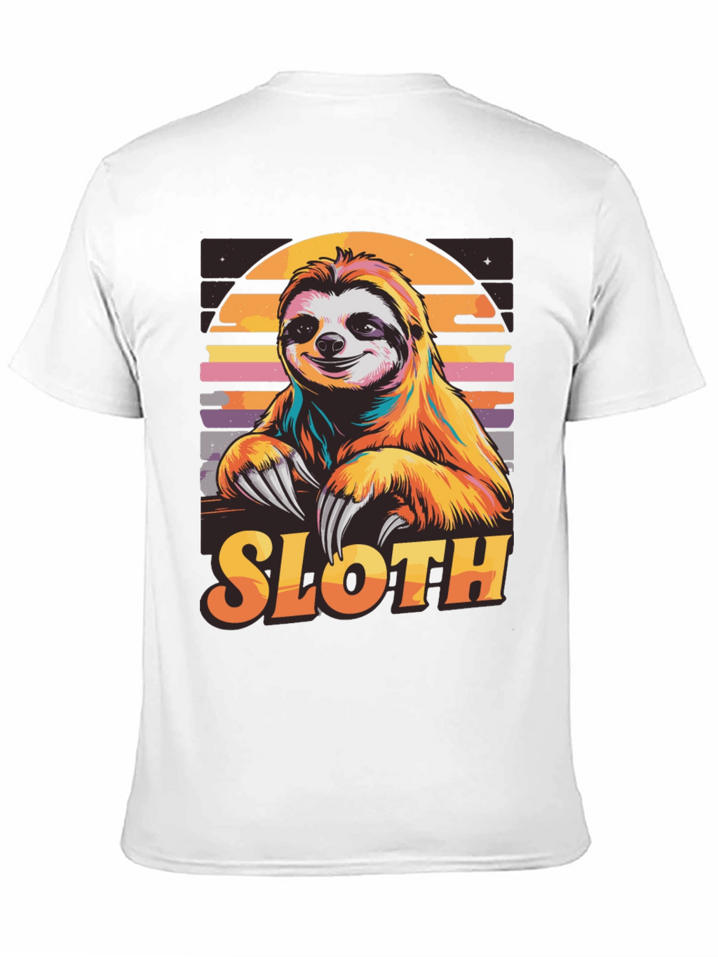 Retro Sloth T-Shirt - Cool Animal Design