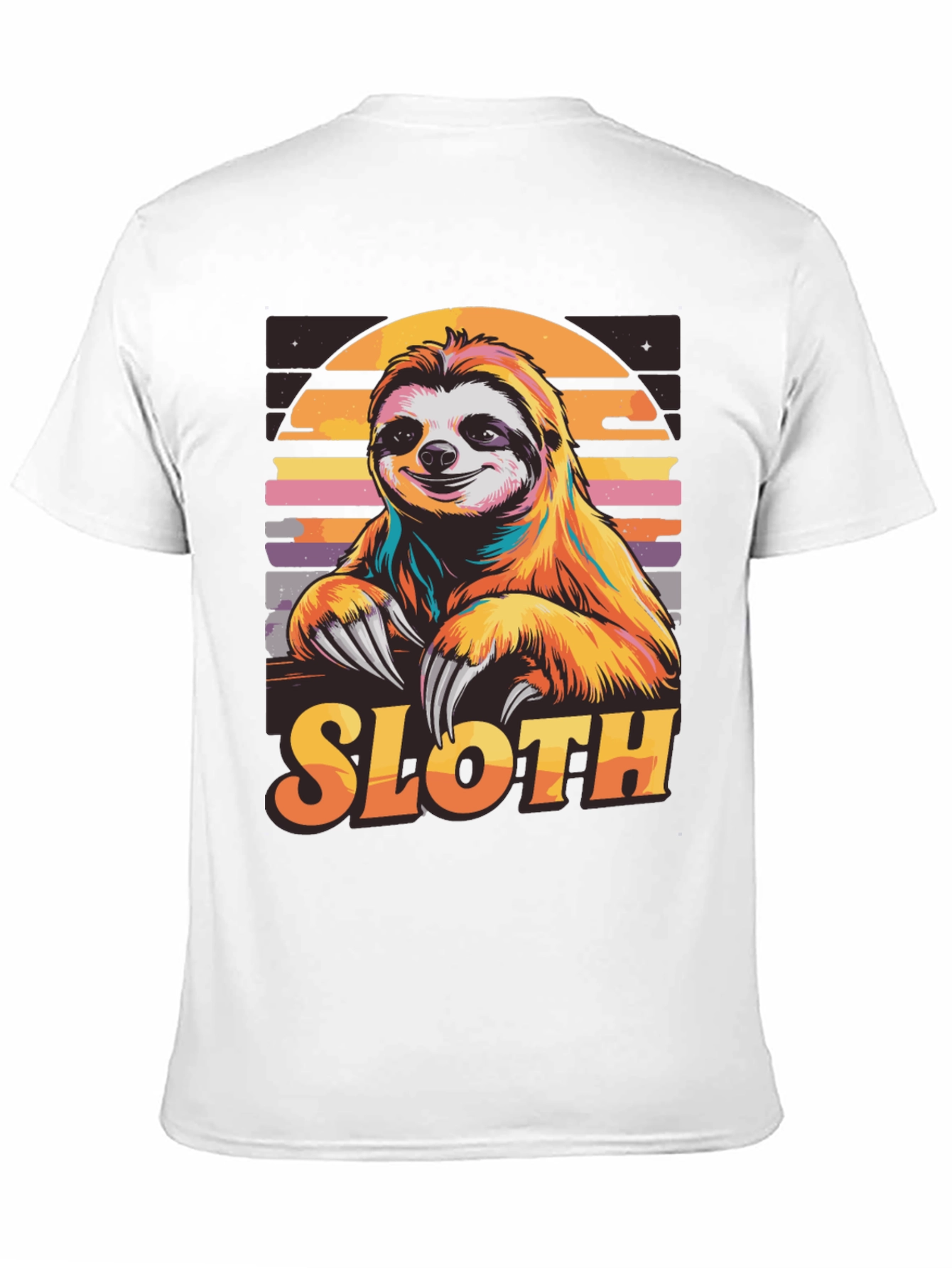 Retro Sloth T-Shirt - Cool Animal Design
